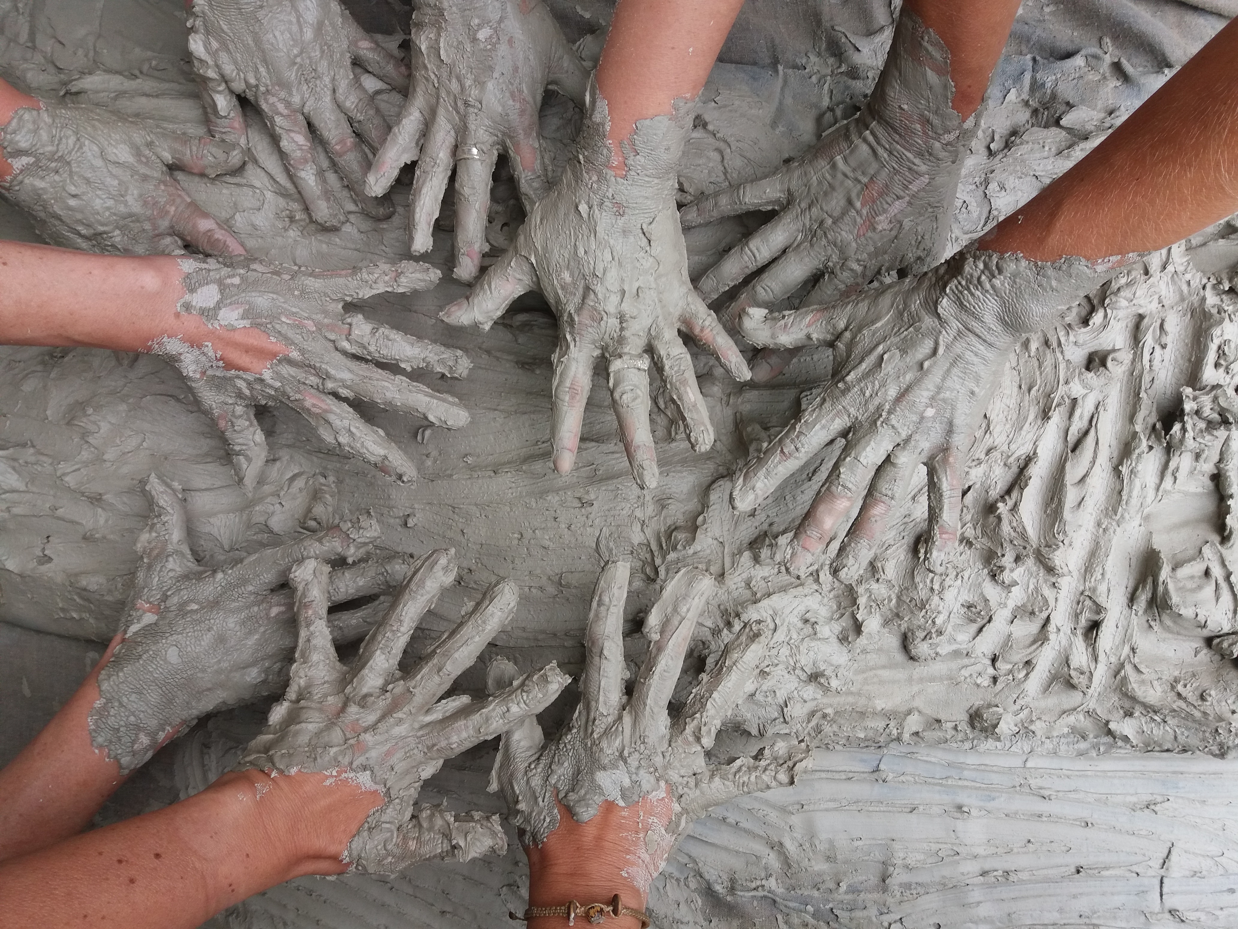 clay hands