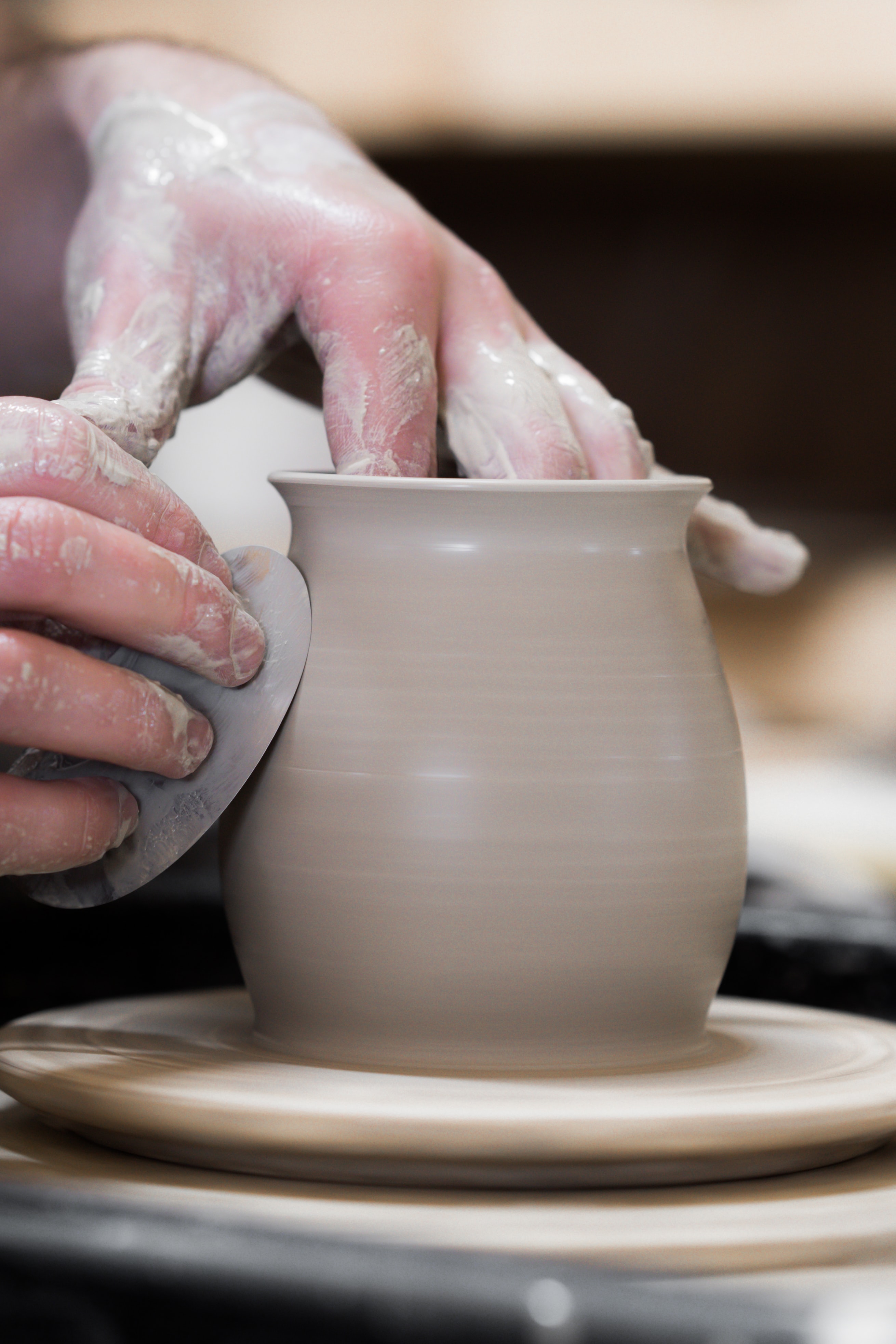 pottery trimming